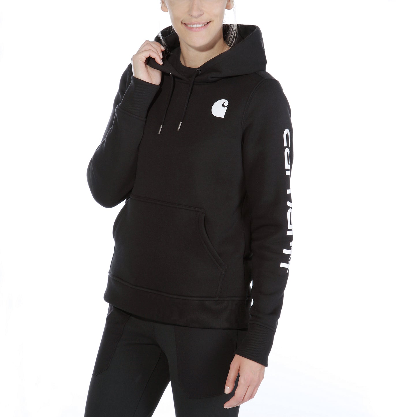 Carhartt Dameshoody zwart