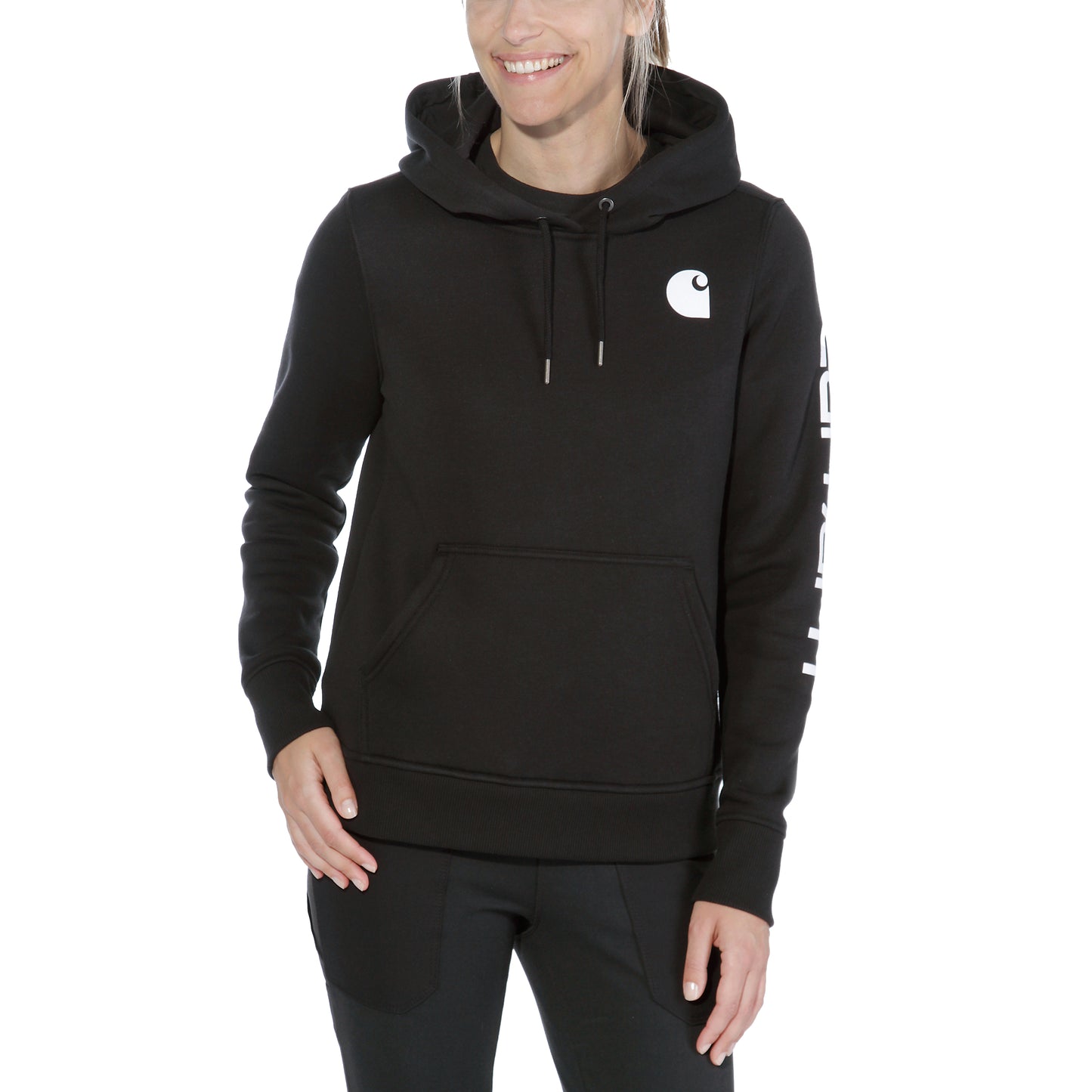 Carhartt Dameshoody zwart