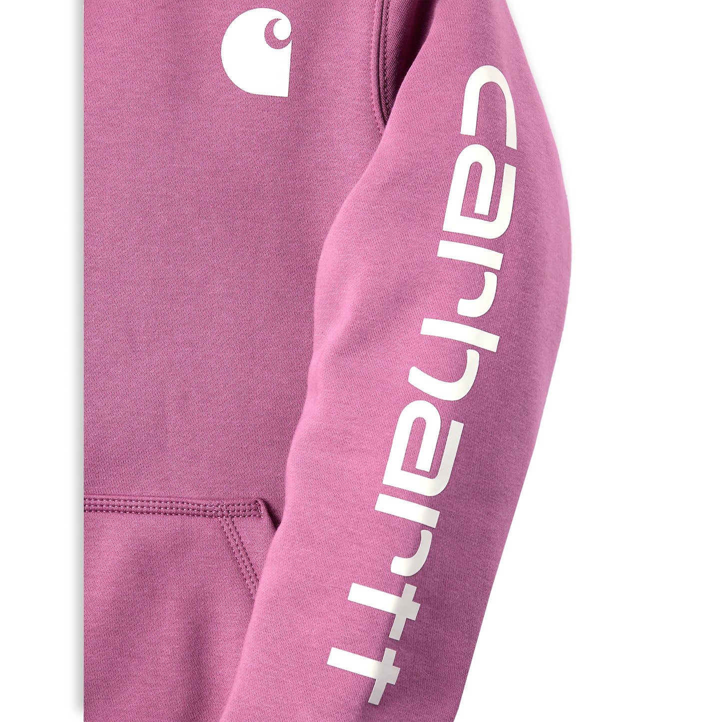 Carhartt Relaxed Fit Midweight Logo Sleeve Graphic Sweatshirt Roze