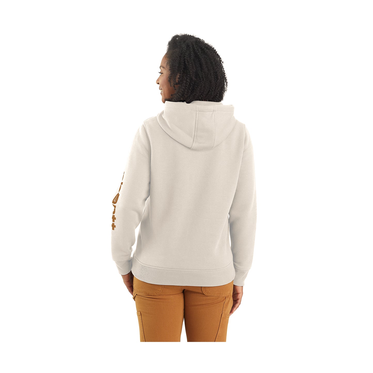 Carhartt Dameshoody met logo