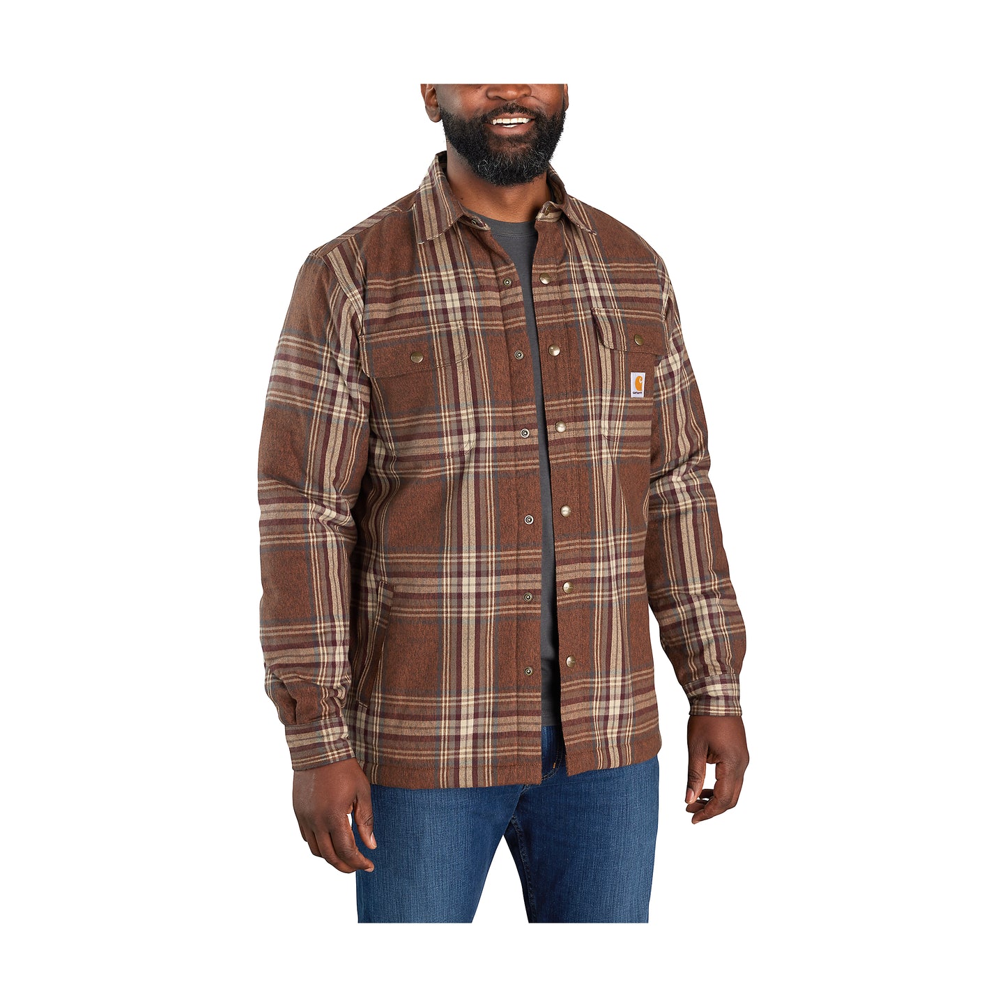 Carhartt Heren Shirtjasje met Sherpa-voering