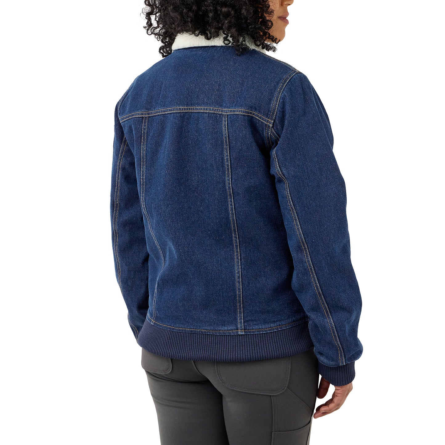 Rugged Flex™ Relaxed Fit Denim Sherpa-Lined Jacket