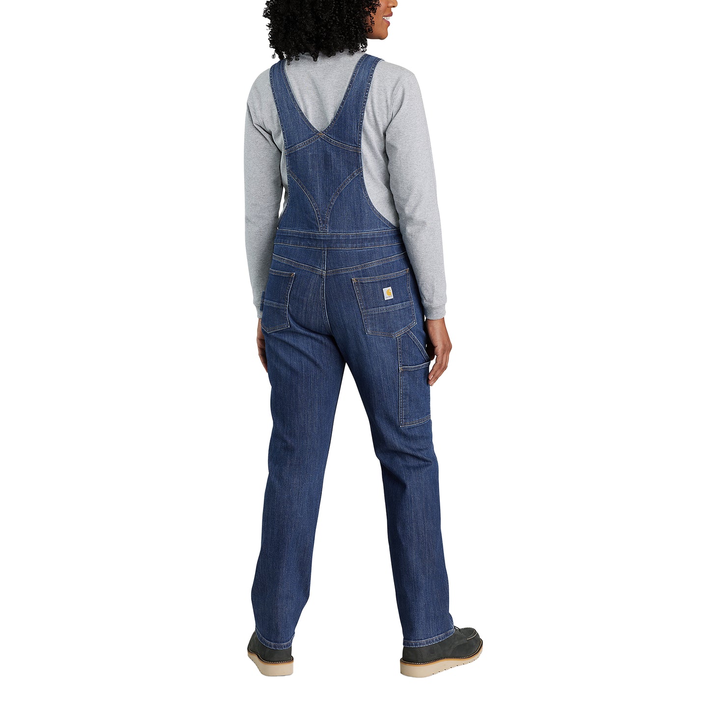 Carhartt dames Rugged Flex™ Relaxed Fit Denim Bib Overall