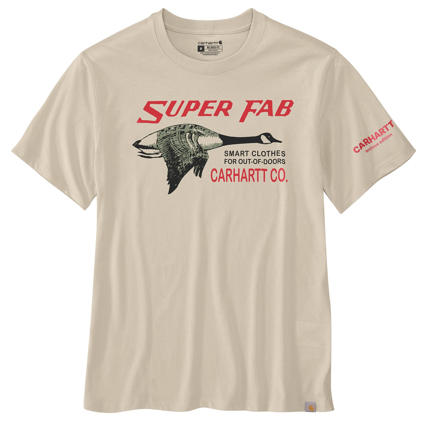 Relaxed Fit Lightweight Short-Sleeve Duck Graphic T-Shirt