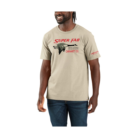 Relaxed Fit Lightweight Short-Sleeve Duck Graphic T-Shirt