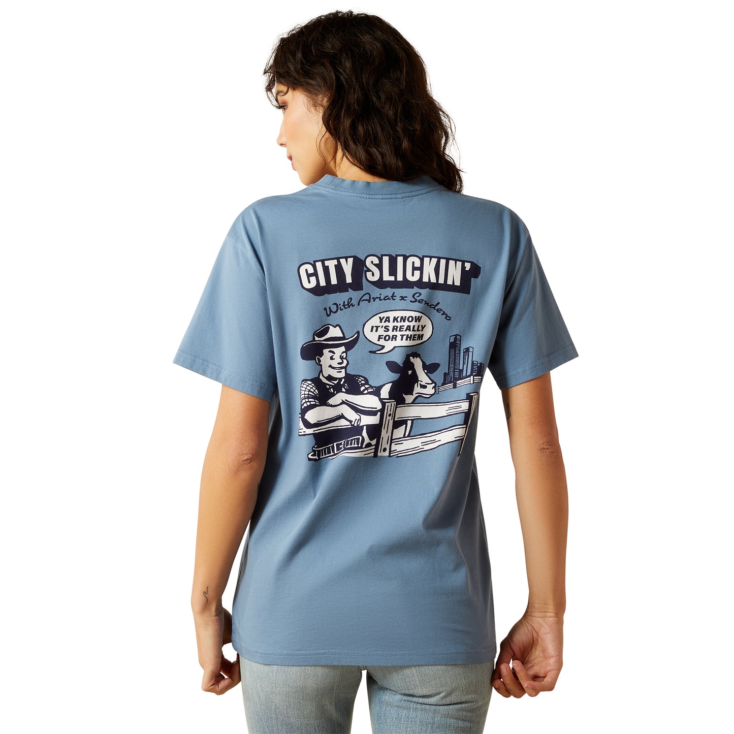 T shirt Ariat x sendero Country Fence
