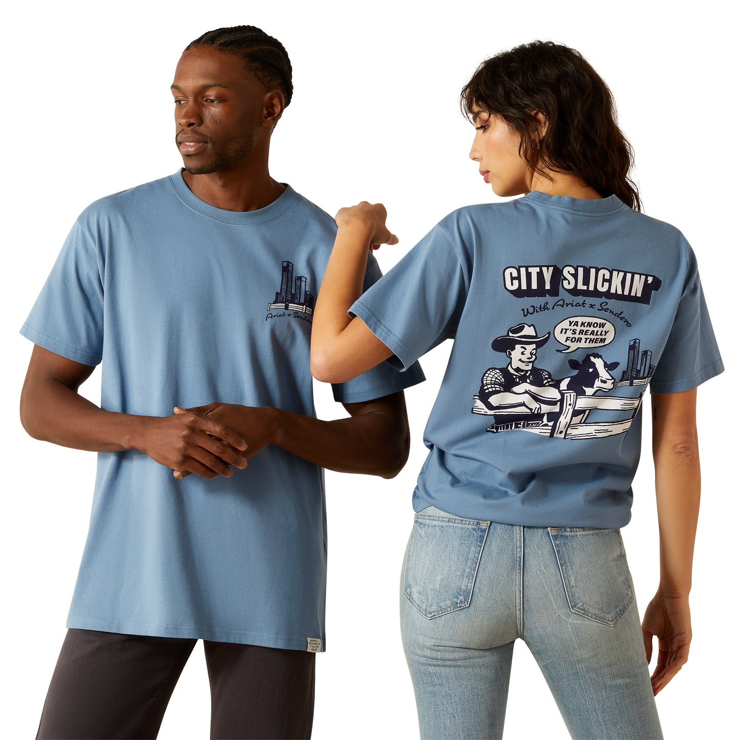 T shirt Ariat x sendero Country Fence