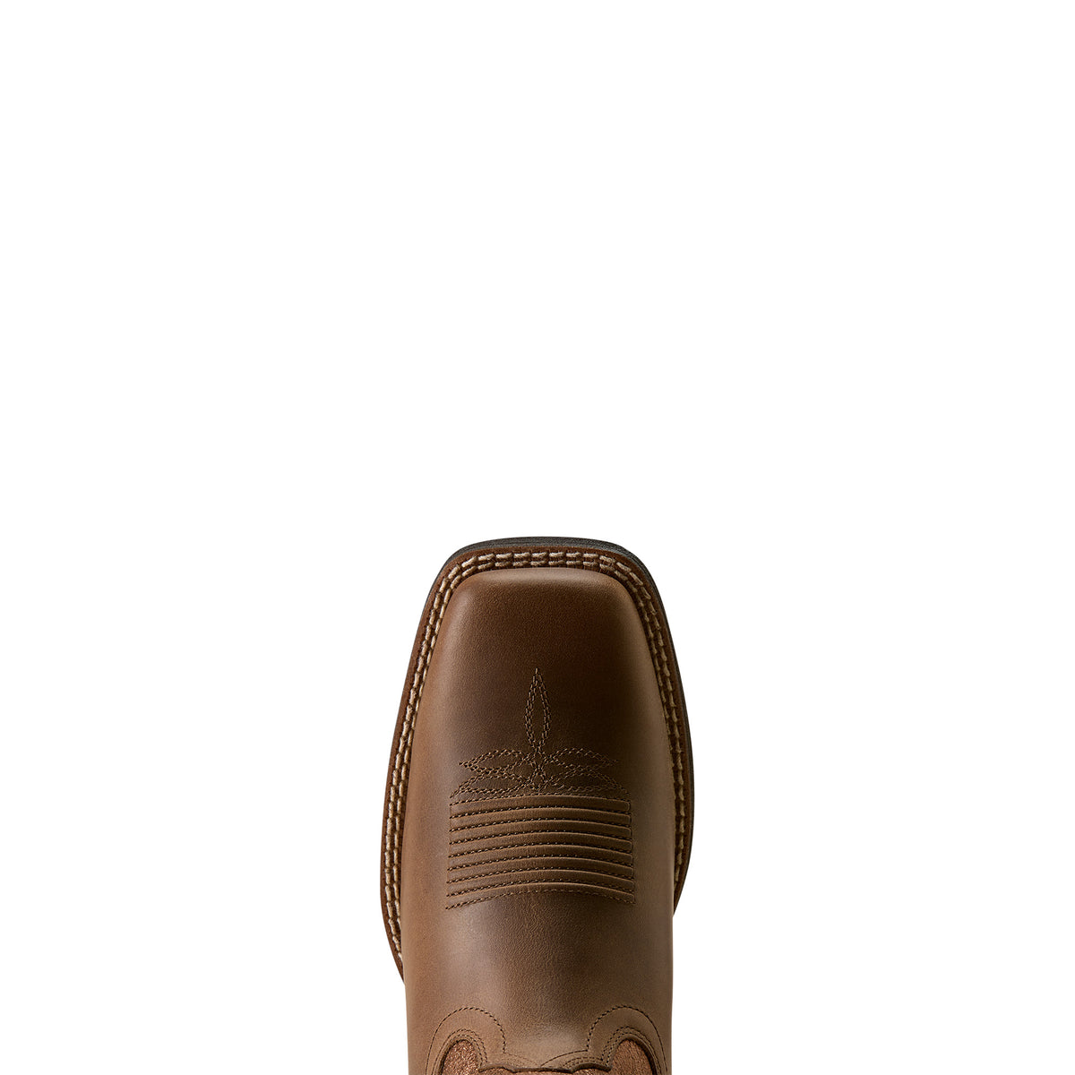 Ariat Cattle Caite Wide Square Toe Western Boot Mocha Dust Copper Ridge
