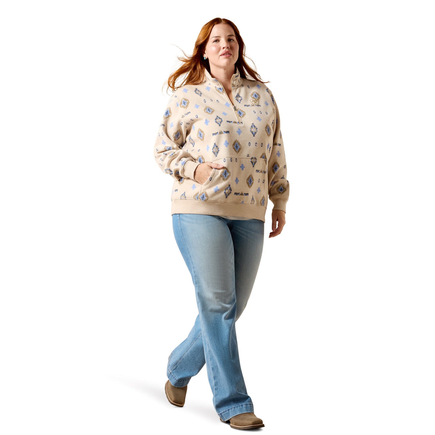 Ariat Sapphire 1/2 Zip Sweatshirt