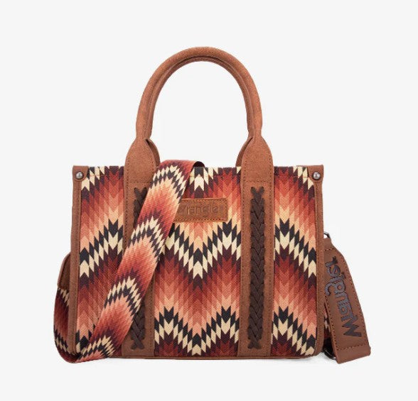 Wrangler Aztec print Tote medium bag