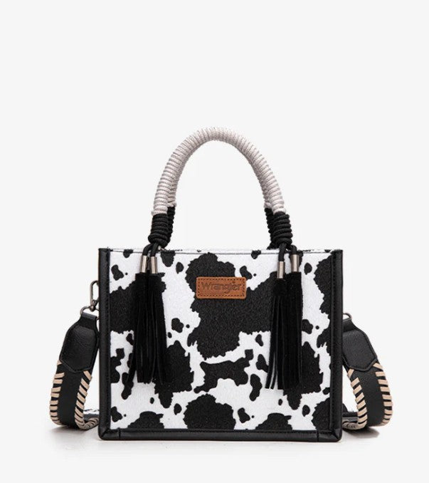 Montana West Wrangler handtas koeienvlekken vacht
