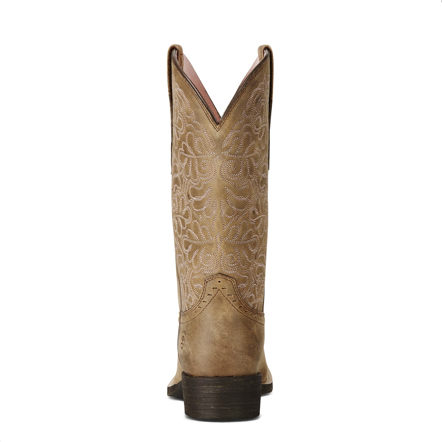 Ariat Round Up Remuda Wide Square Toe Western Boot Brown bomber