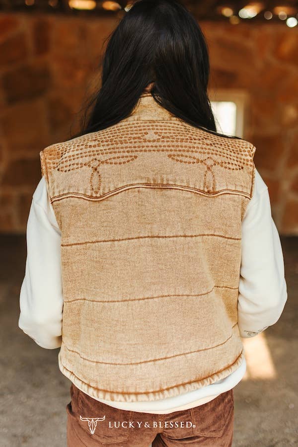 Desert Rodeo Camel Western Gilet