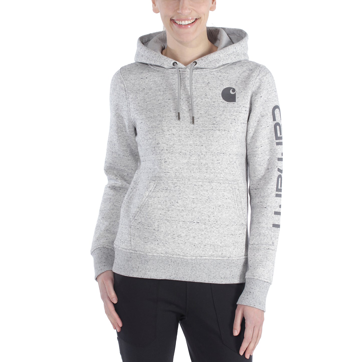 Carhartt Dameshoody met logo