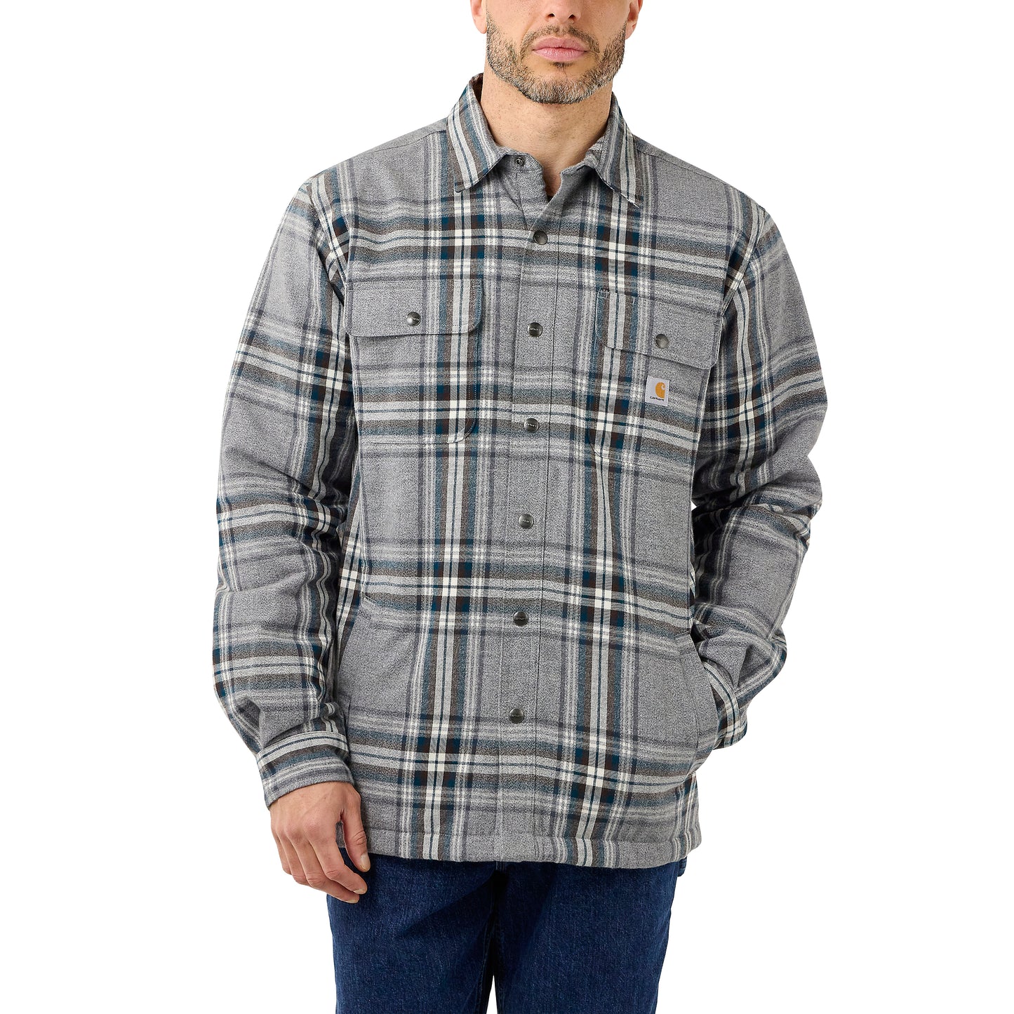 Carhartt Heren Shirtjasje met Sherpa-voering
