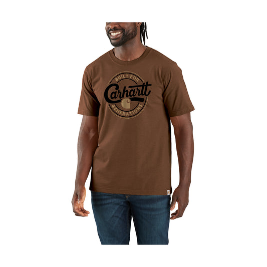 Relaxed Fit Lightweight Short-Sleeve Script Graphic T-Shirt