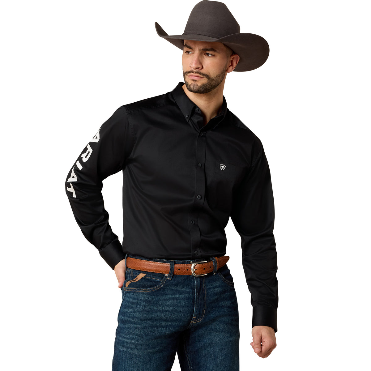 Ariat Team Logo Twill Fitted Western Shirt