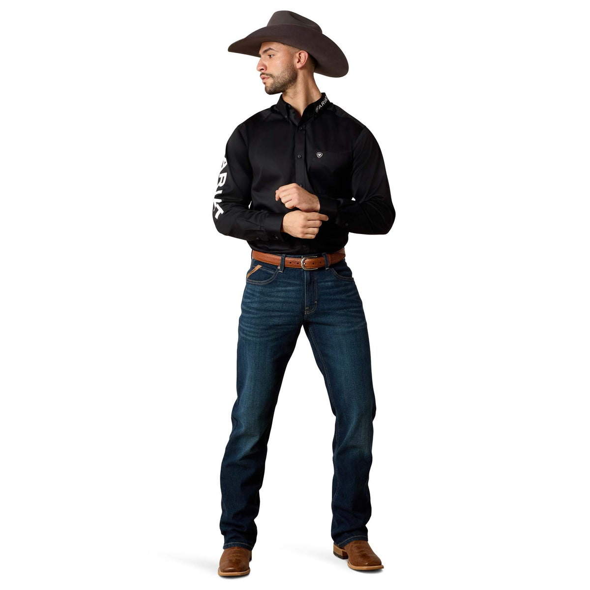 Ariat Team Logo Twill Fitted Western Shirt
