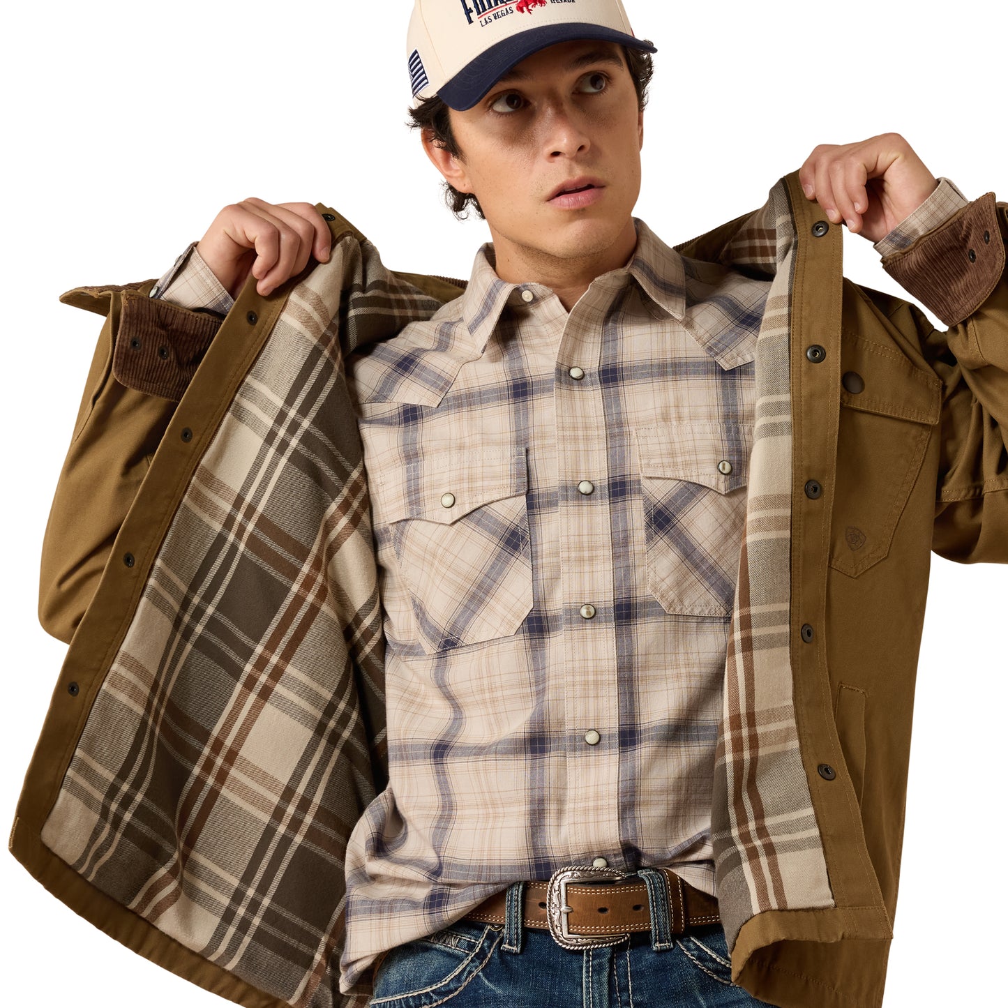 Ariat Retro Canvas Shirt Jacket – Kangaroo