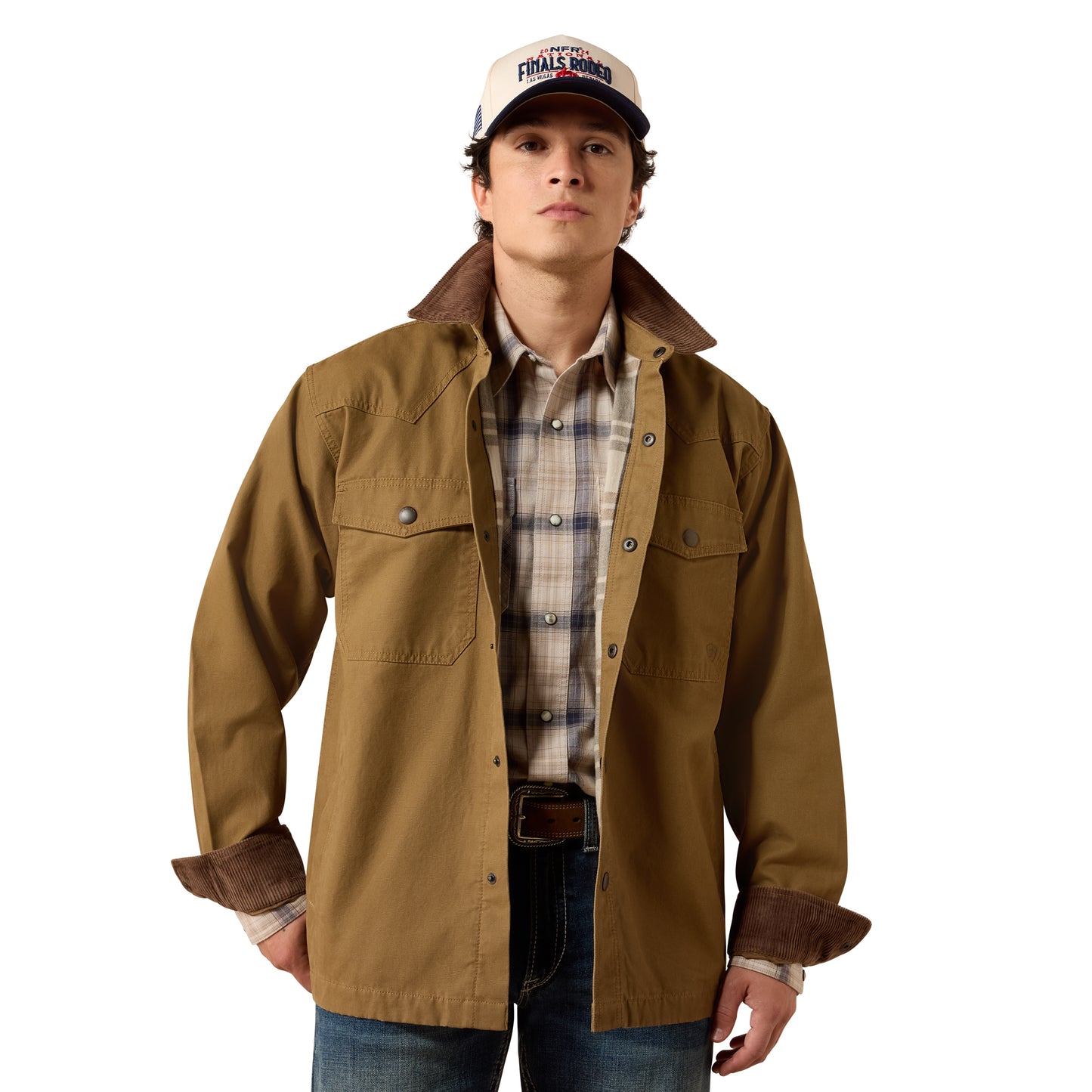 Ariat Retro Canvas Shirt Jacket – Kangaroo