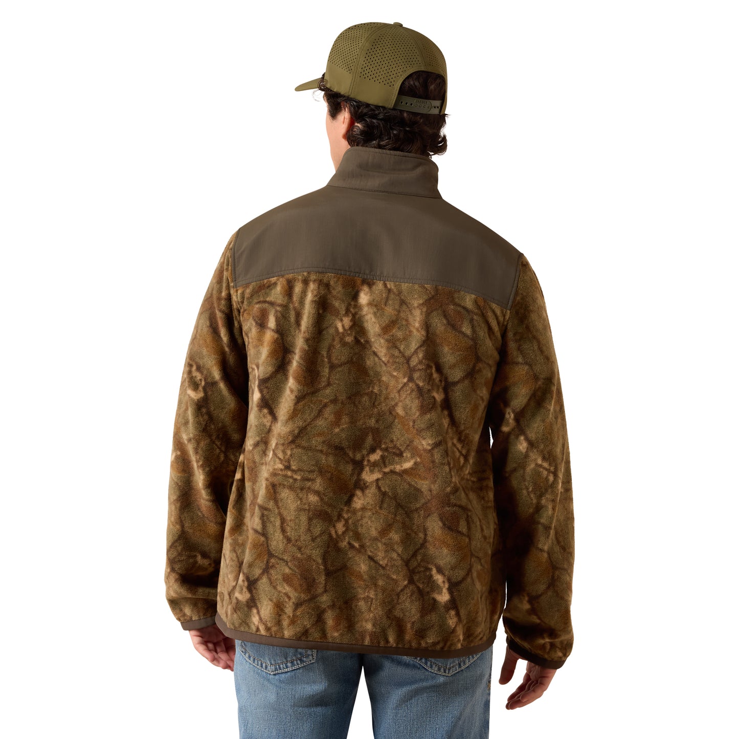 Ariat Basis Fleece Pullover Savannah Tan Camo