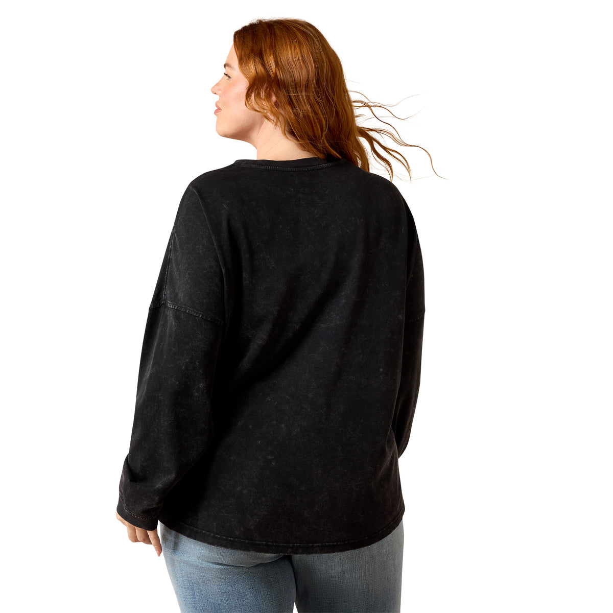 Ariat Canvas Oversized Long Sleeve T-Shirt