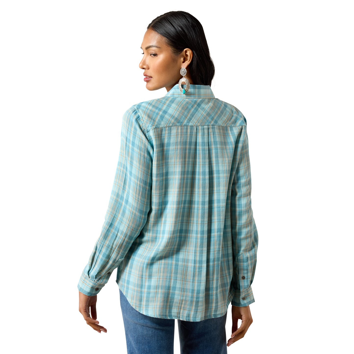 Ariat Billie Jean Shirt - Adriatic Plaid