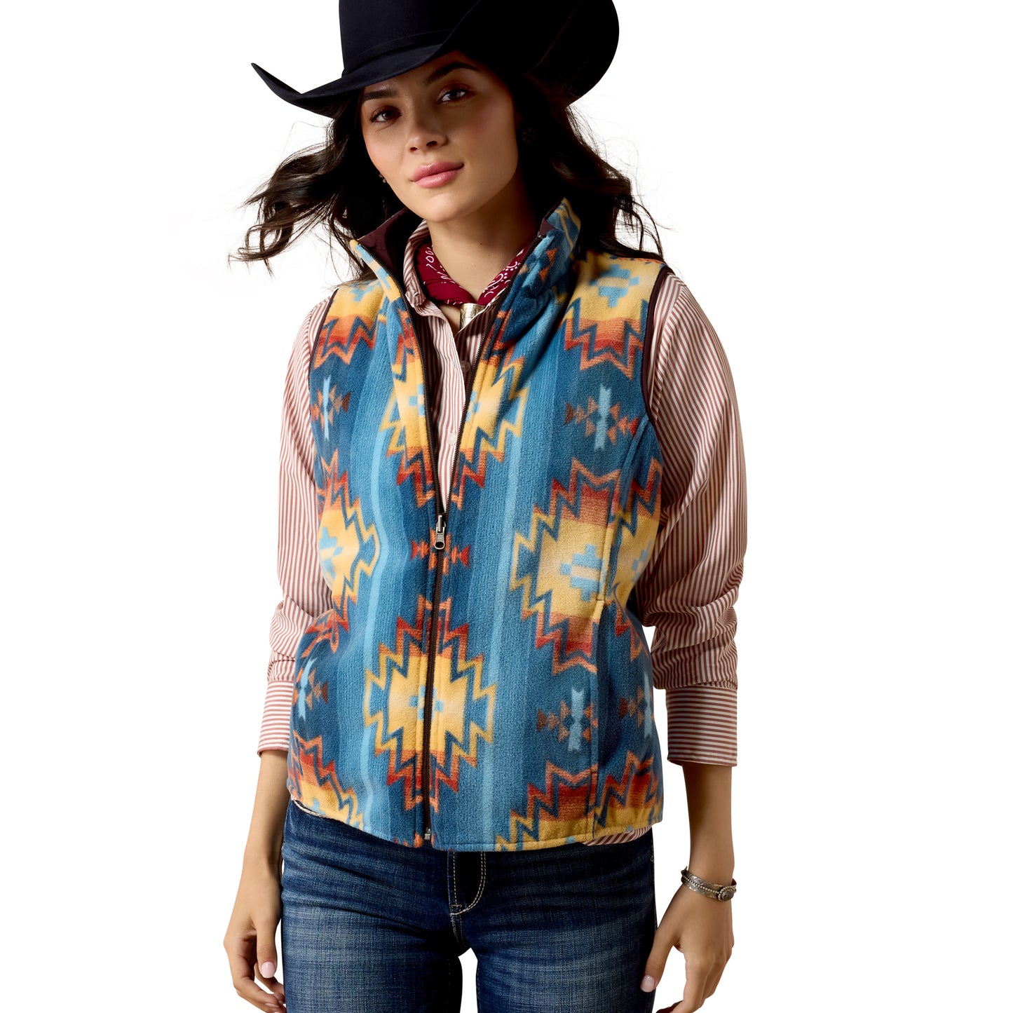 Ariat Dilon 2.0 Reversible Insulated Vest Dames – Omkeerbare Western Bodywarmer