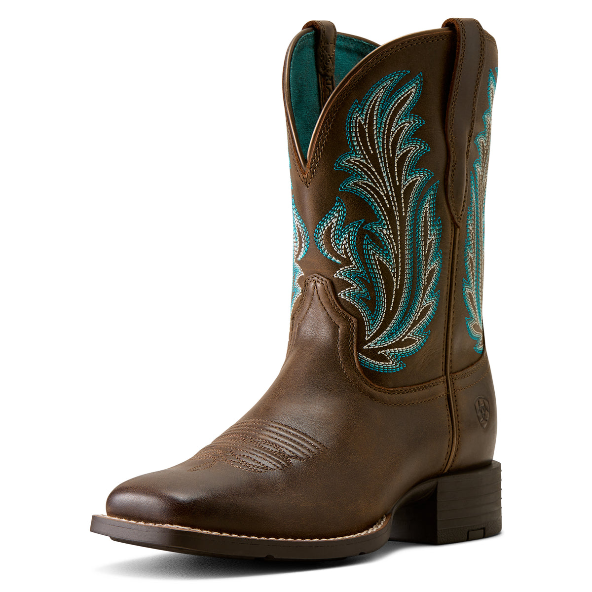 Ariat Round Up Filly Wide Square Toe Western Boot