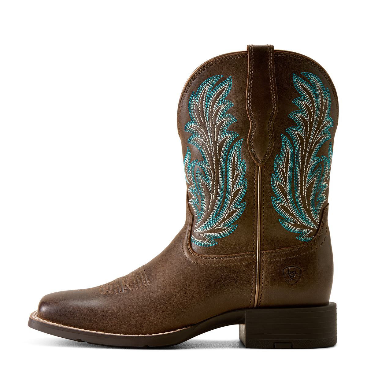 Ariat Round Up Filly Wide Square Toe Western Boot
