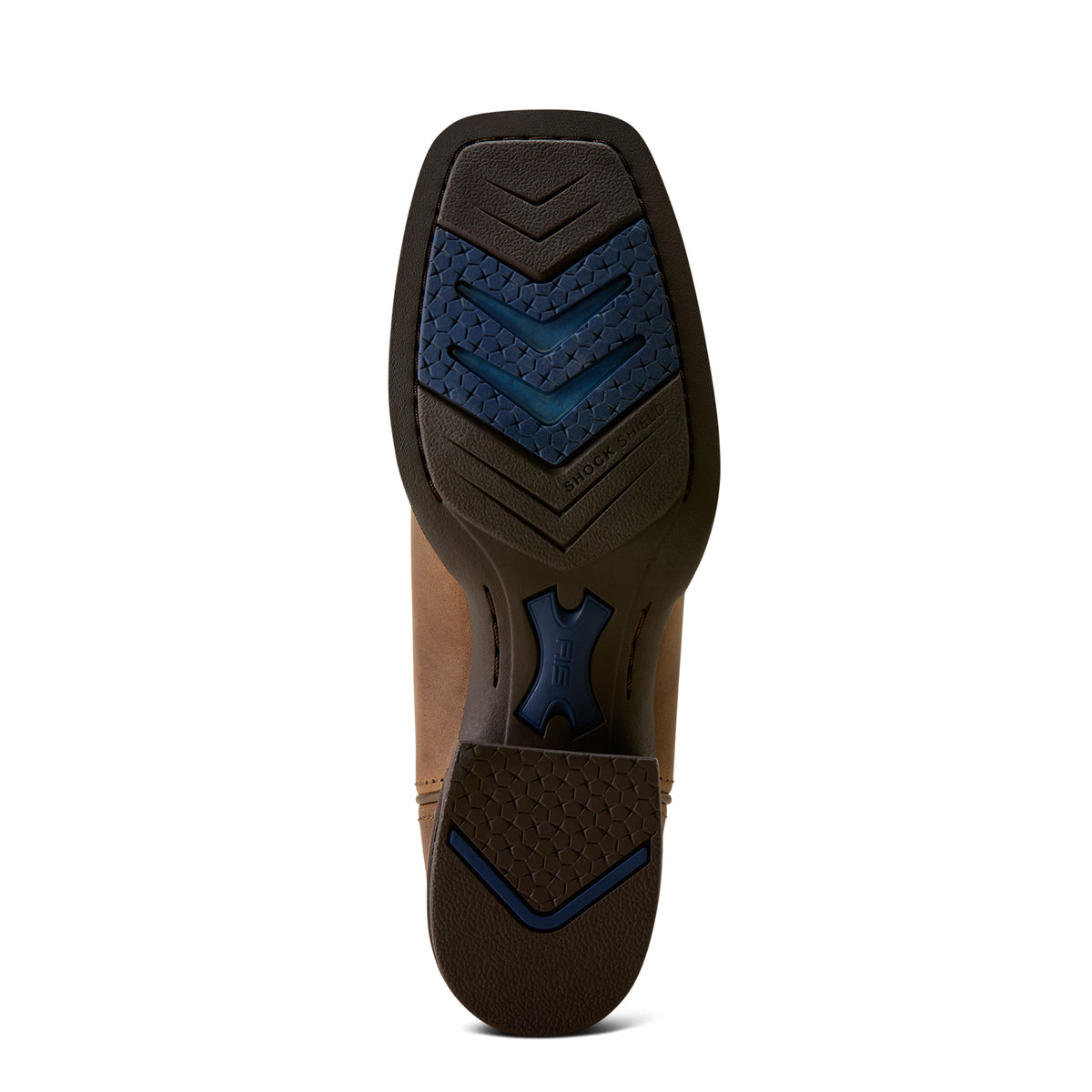 Ariat Cattle Caite Wide Square Toe Western Boot Mocha Dust Copper Ridge