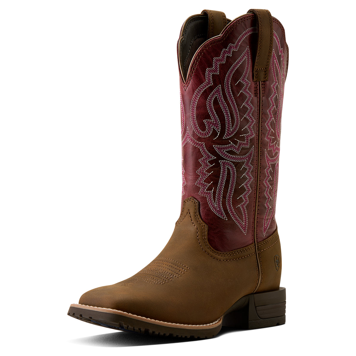 Ariat Hybrid Ranchwork Wide Square Toe Western Boot