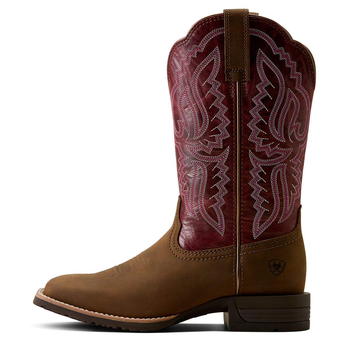 Ariat Hybrid Ranchwork Wide Square Toe Western Boot