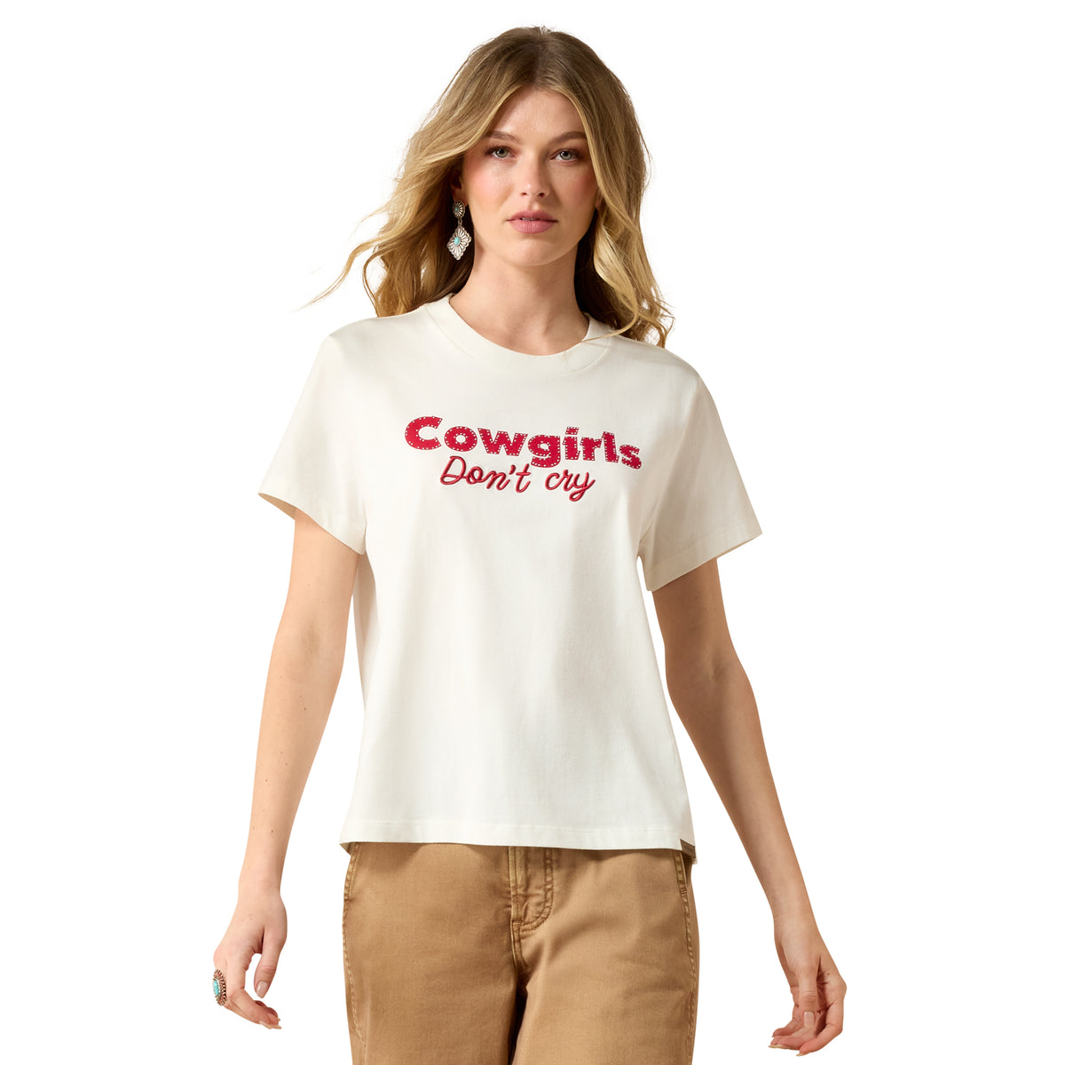 Ariat Cowgirls Don’t Cry T-Shirt – Western Graphic Tee