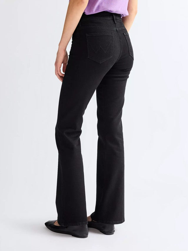 Wrangler Flare Jeans Retro Black