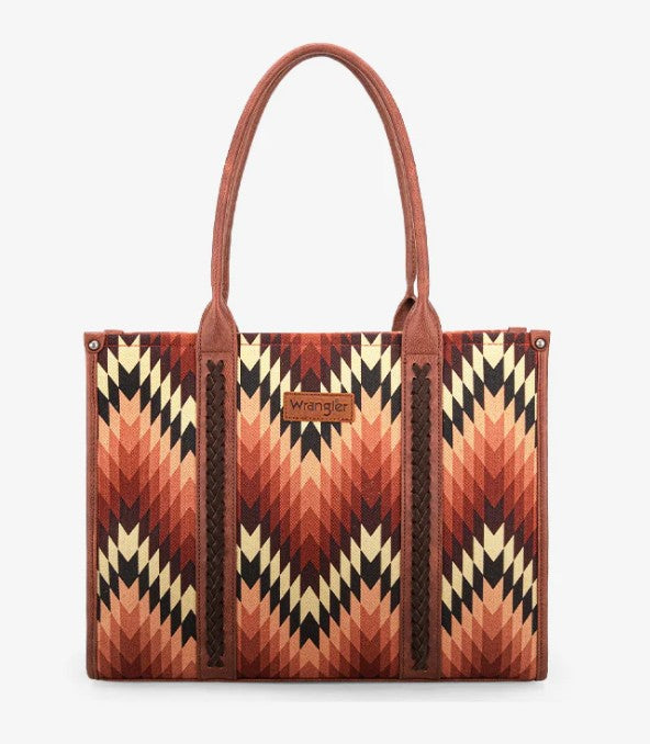 Wrangler Aztec print Tote laptoptas