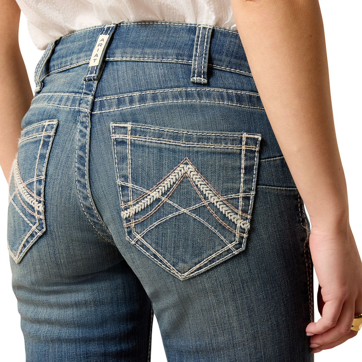 Ariat Mid Rise Icon Straight Leg Jean