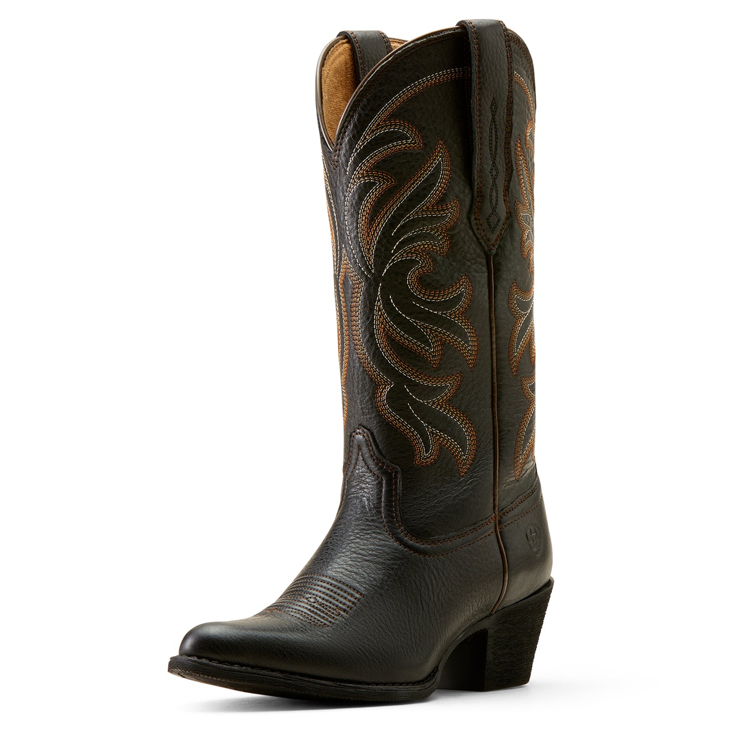 Ariat Heritage J Toe StretchFit Western Boot black deertan