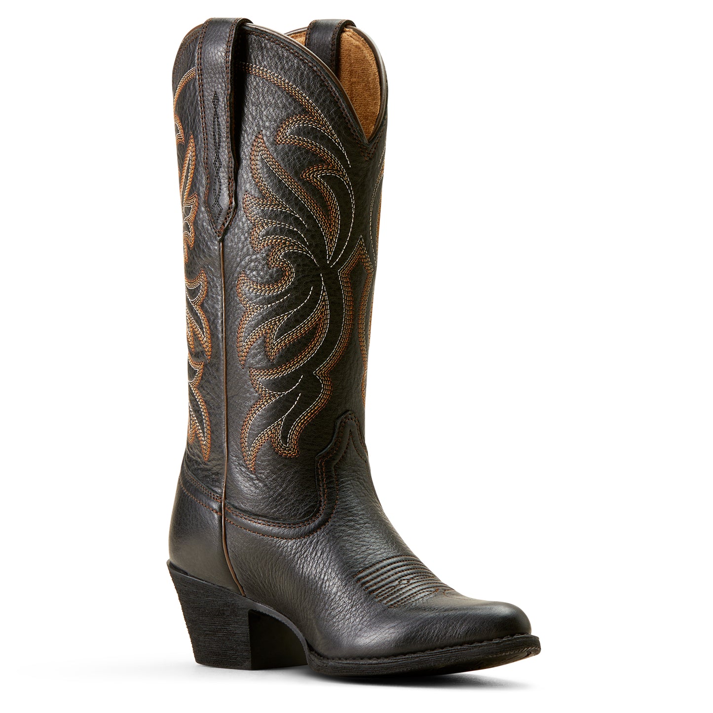 Ariat Heritage J Toe StretchFit Western Boot black deertan