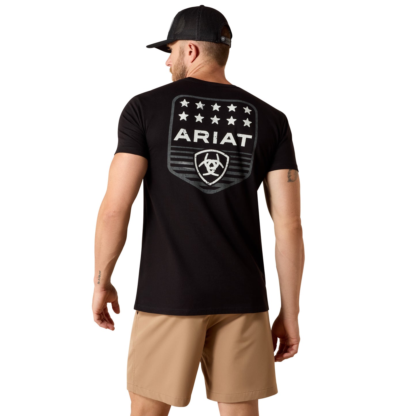 Ariat Stripe Patriotic Badge T-Shirt