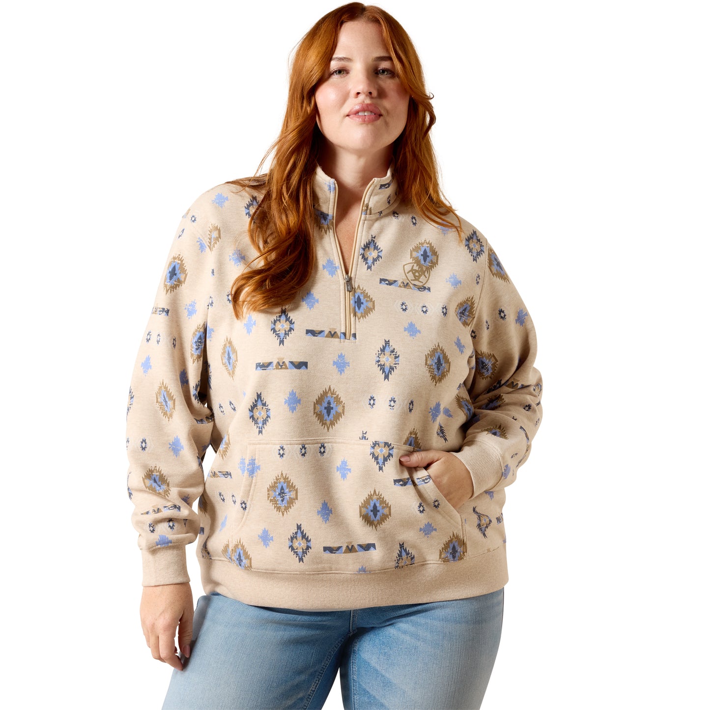 Ariat Sapphire 1/2 Zip Sweatshirt