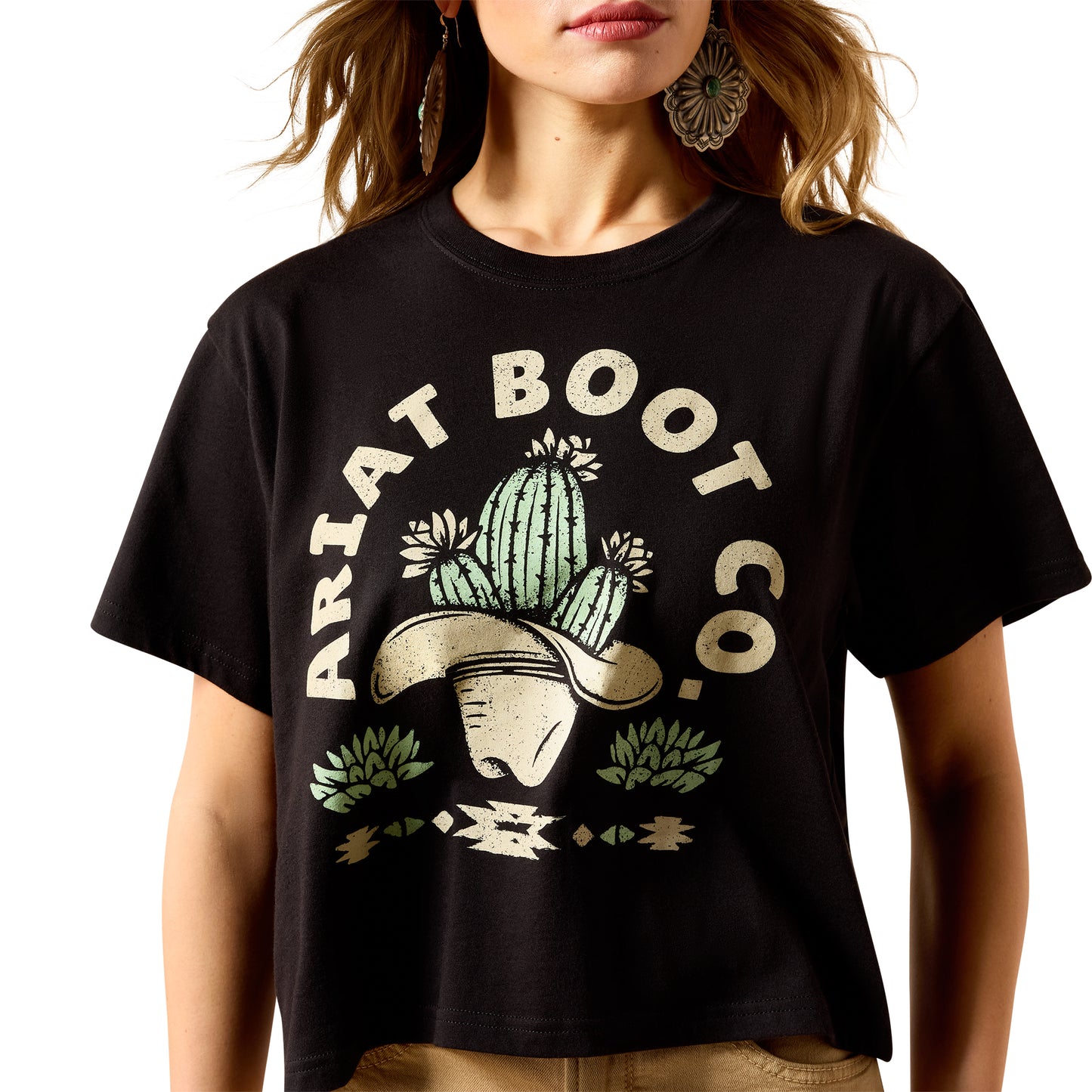 Ariat Cacti Cowboy Hat T-Shirt