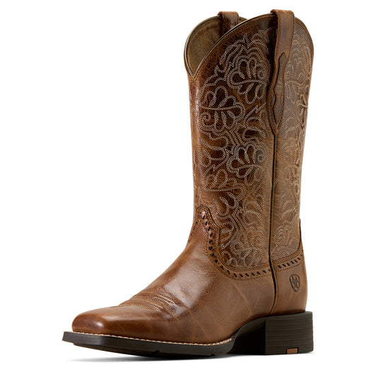 Ariat Round Up Remuda Wide Square Toe Western Boot