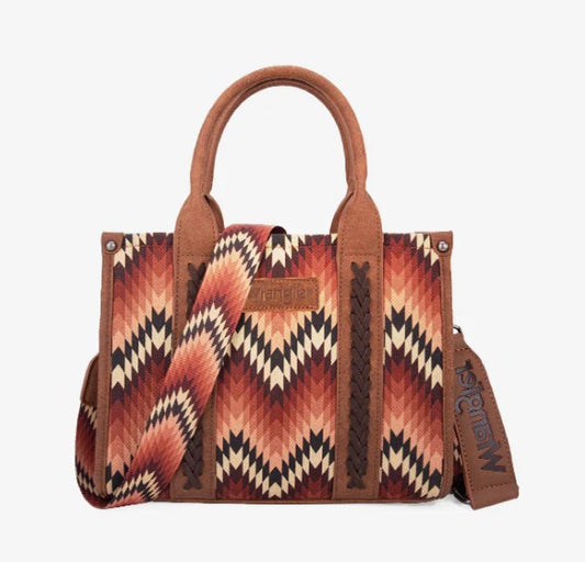 Wrangler Aztec print Tote medium bag