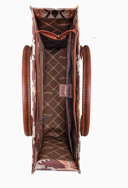 Wrangler Aztec print Tote laptoptas