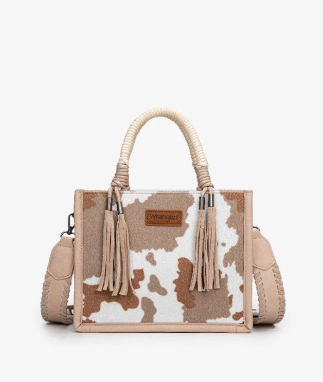 Montana West Wrangler handtas koeienvlekken vacht