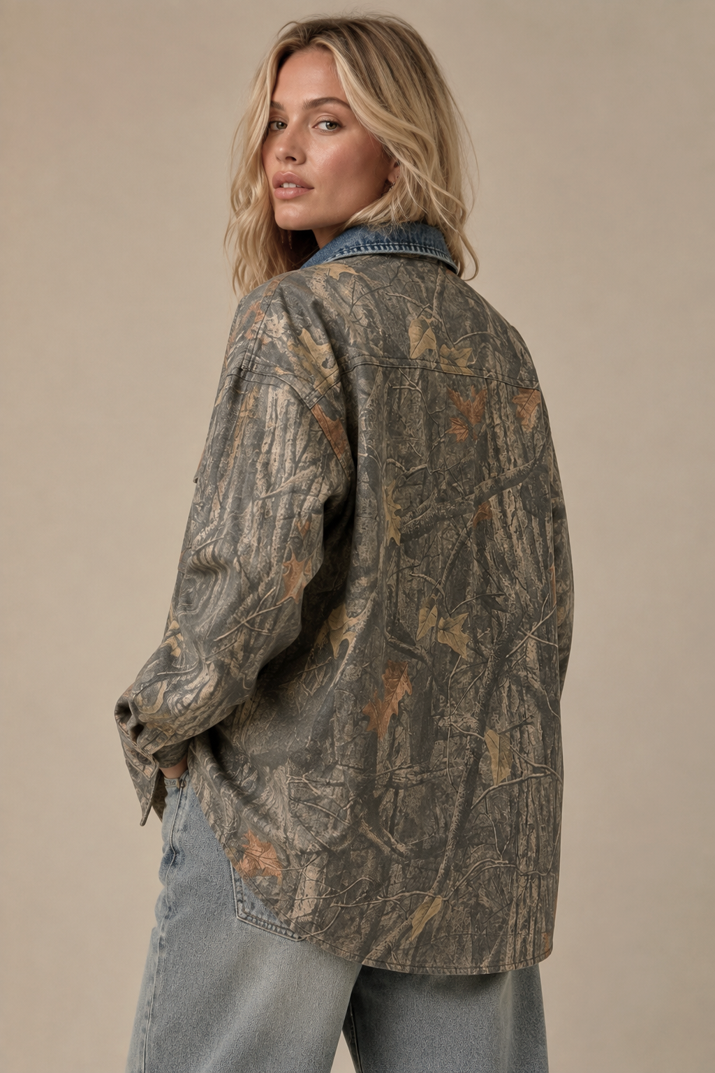 Woodland Camo Denim shirt