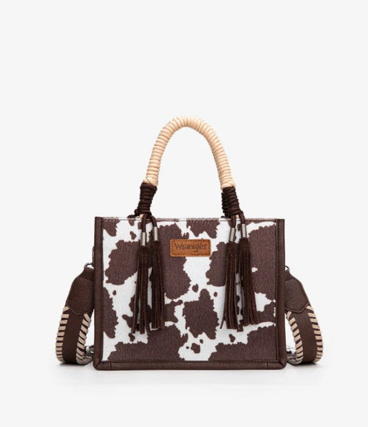 Montana West Wrangler handtas koeienvlekken vacht